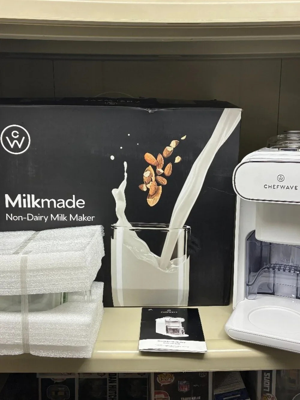 ChefWave Milkmade Non-Dairy Nut Milk Maker Machine 6 Plant-Based Programs White